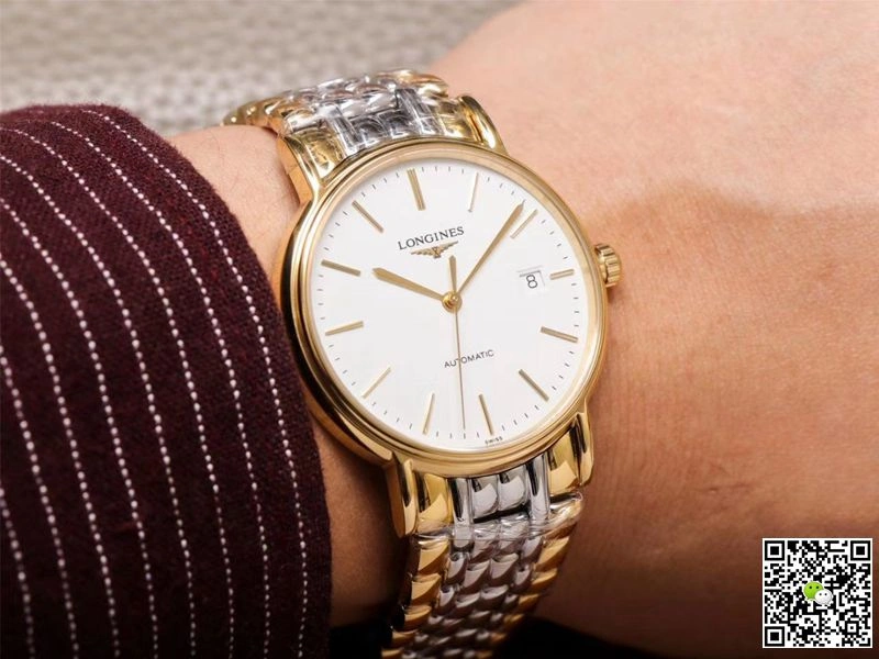 Longines Presence L4.921.2.12.7 RM Factory 1:1 Best Edition Replica Watch Gold Bezel
